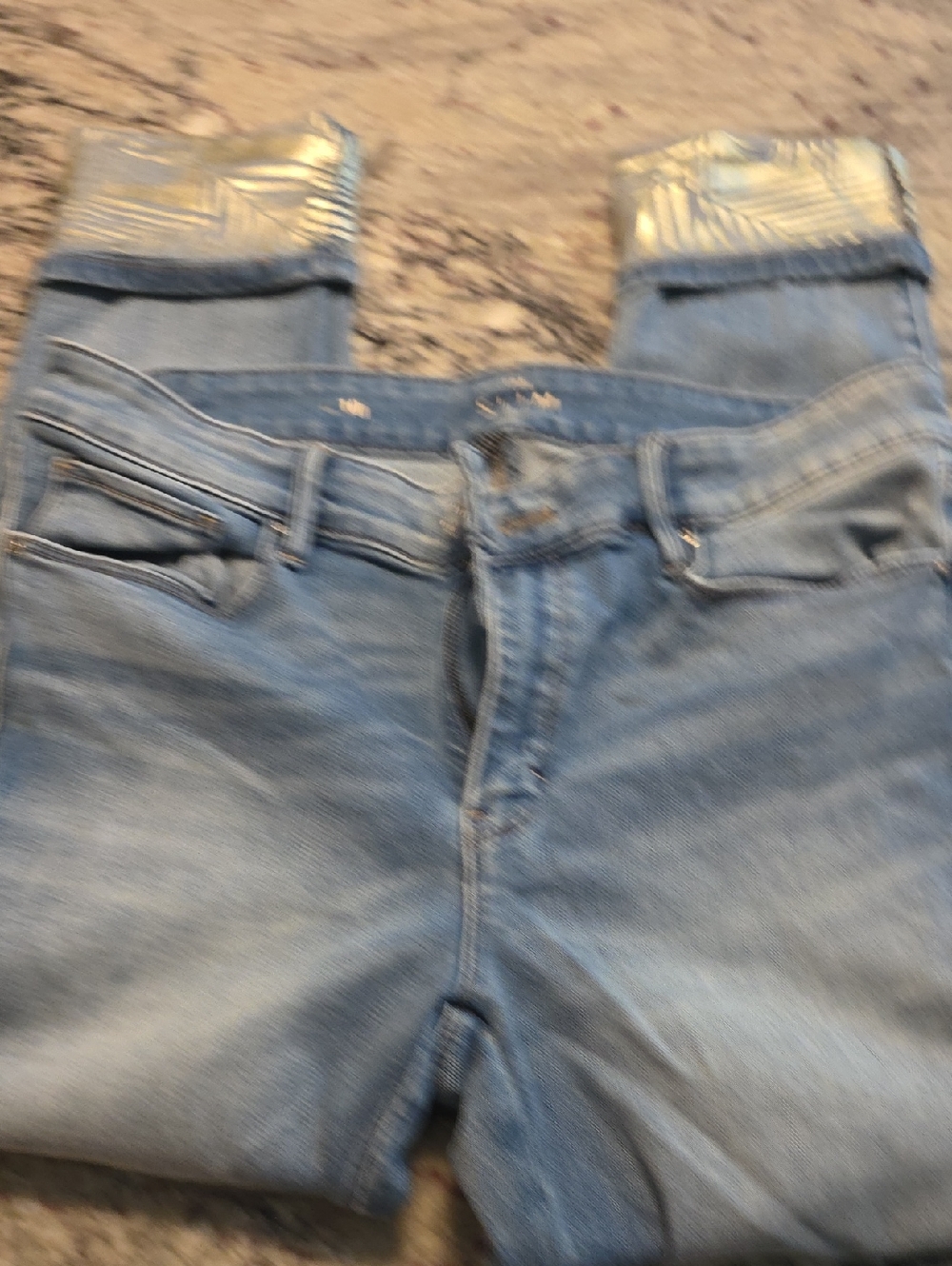 White House Black Market Light Blue Cropped Ankle Jeans